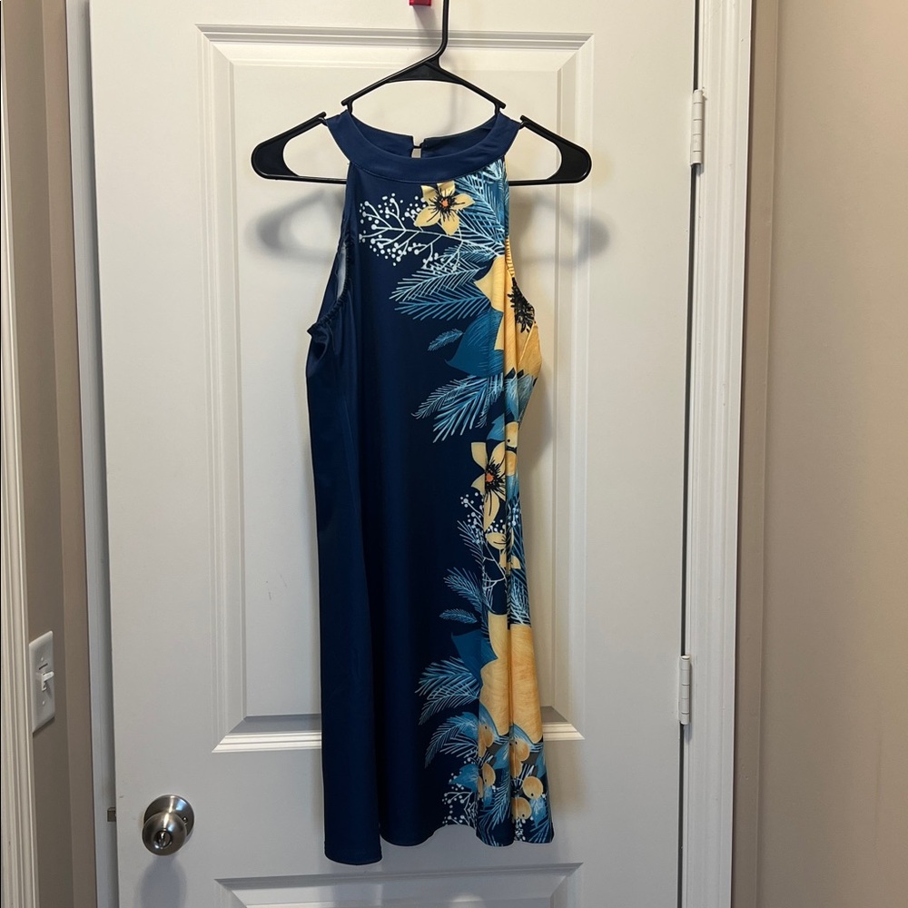Women's Tiaford Boho Sleeveless Halter Summer Floral Dress - (Size S) NWOT - Picture 2 of 9